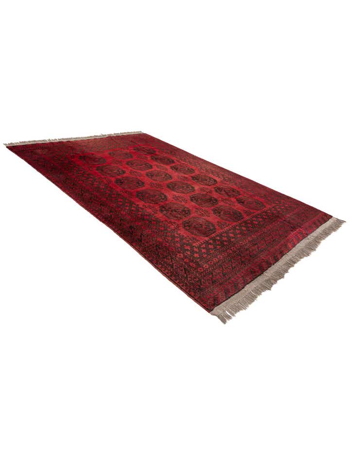 6' 7 x 9' 8 Hand Knotted Balouch Persian Wool Rug