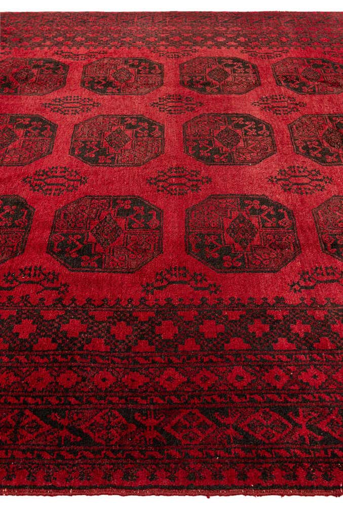 6' 7 x 9' 8 Hand Knotted Balouch Persian Wool Rug