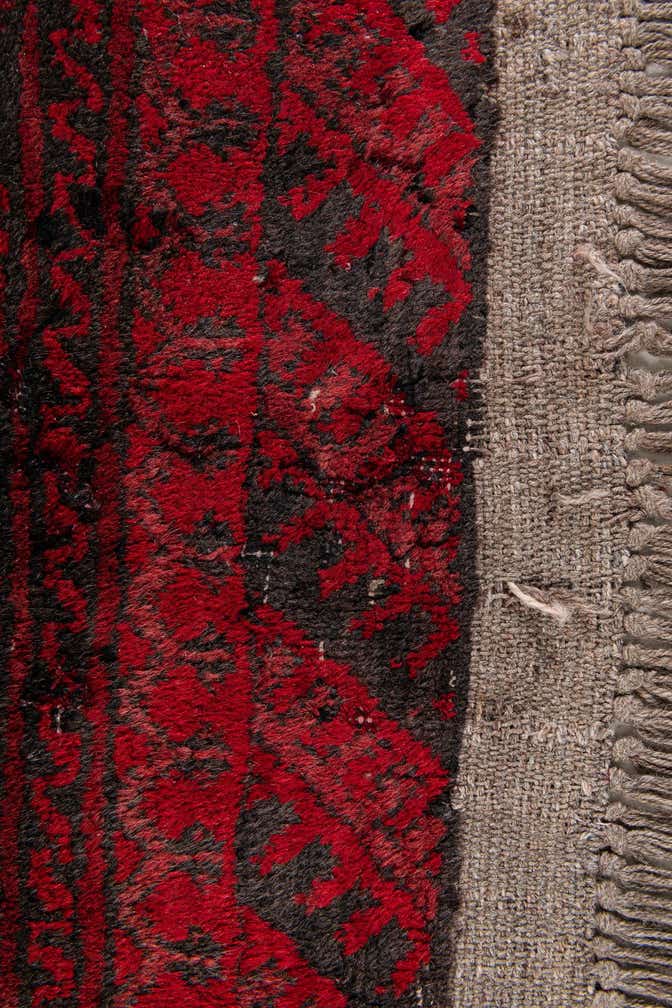 6' 7 x 9' 8 Hand Knotted Balouch Persian Wool Rug