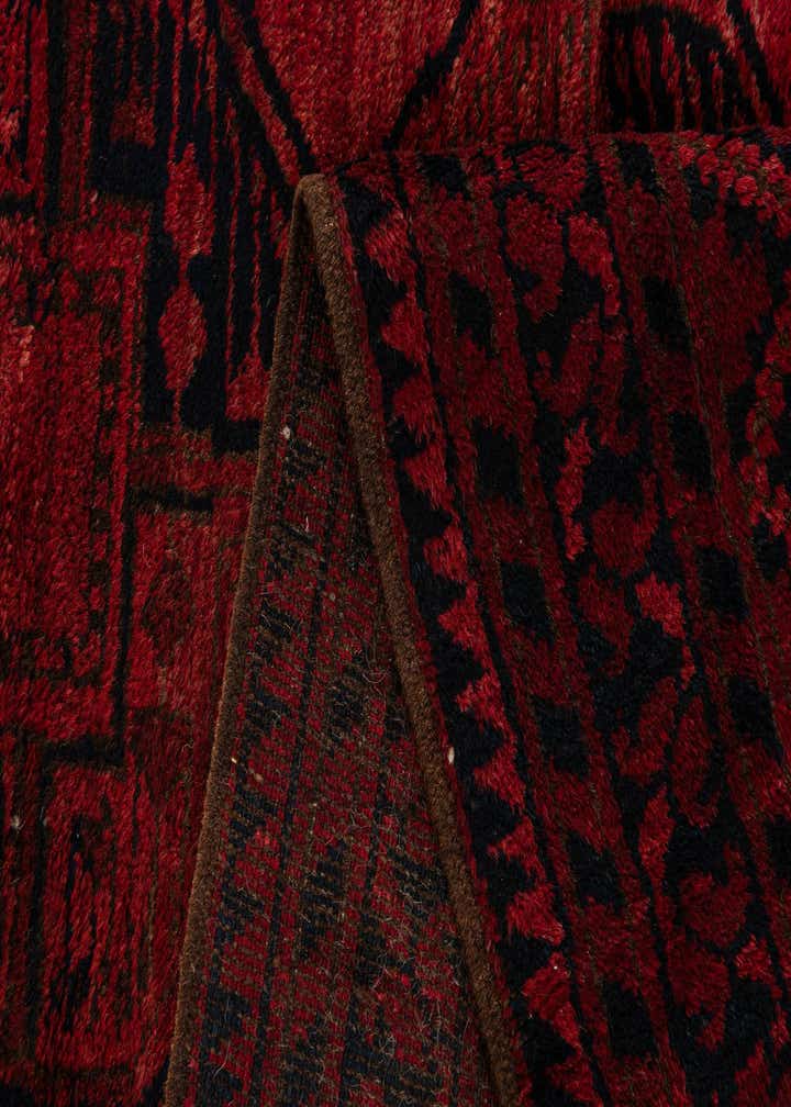 8' x 9' 4 Hand Knotted Balouch Persian Wool Rug