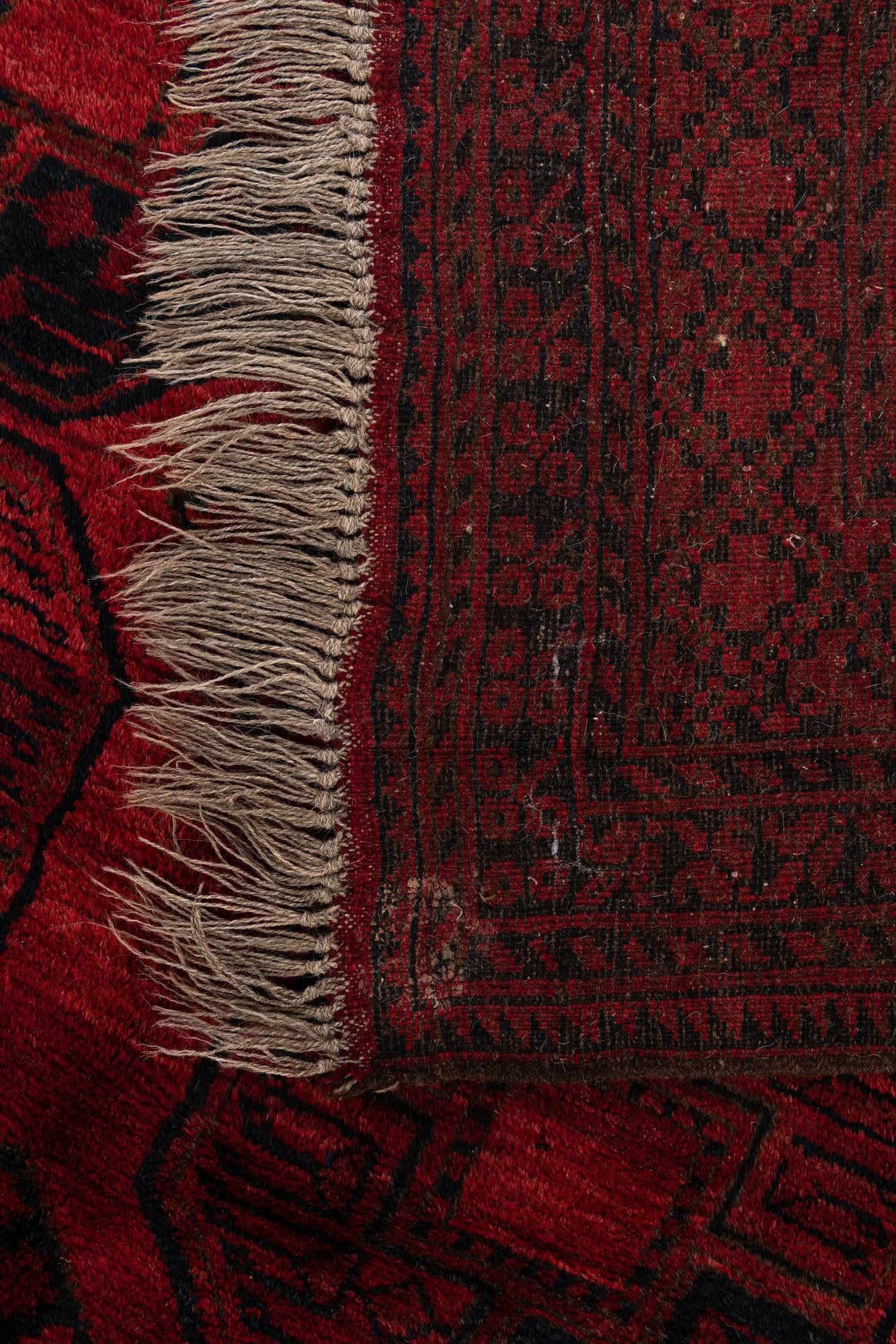 8' x 9' 4 Hand Knotted Balouch Persian Wool Rug