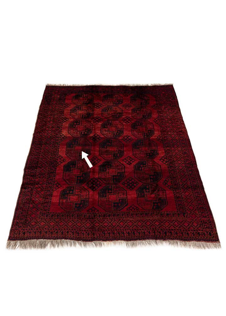 8' x 9' 4 Hand Knotted Balouch Persian Wool Rug