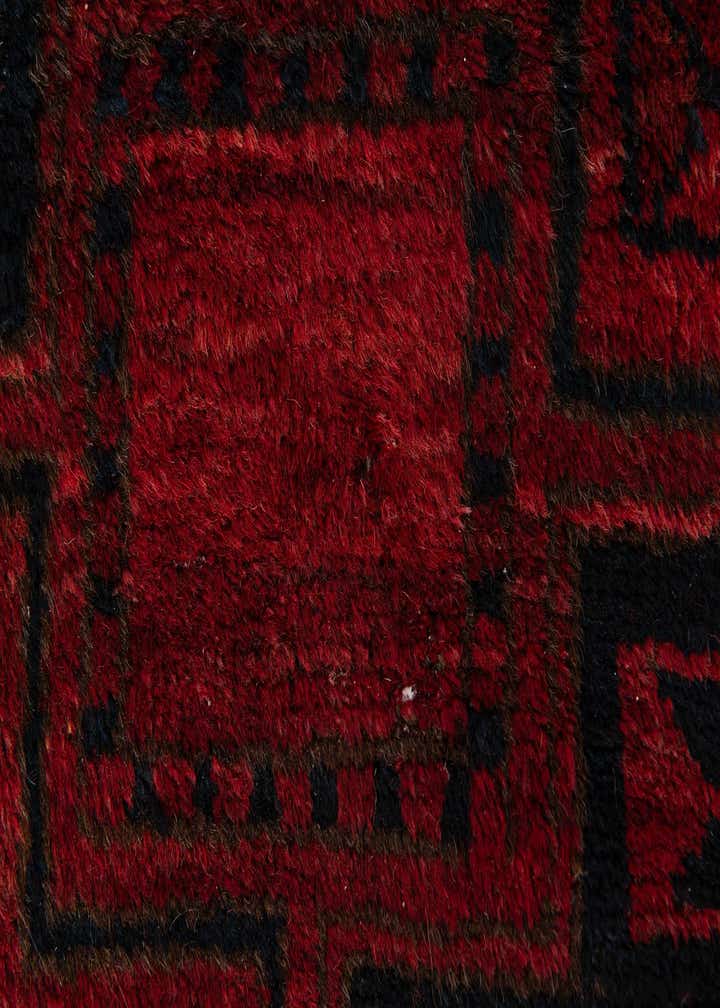8' x 9' 4 Hand Knotted Balouch Persian Wool Rug