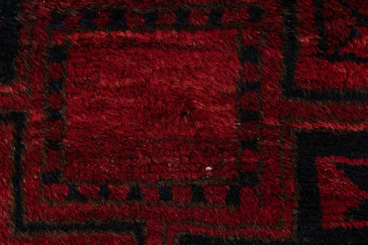 8' x 9' 4 Hand Knotted Balouch Persian Wool Rug