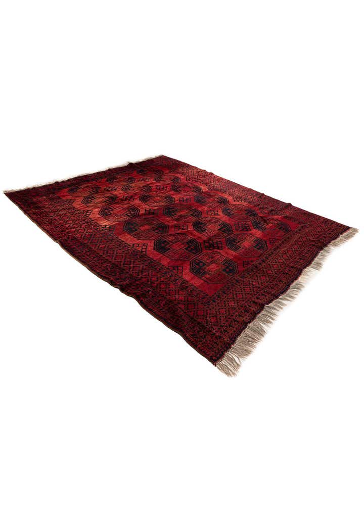 8' x 9' 4 Hand Knotted Balouch Persian Wool Rug
