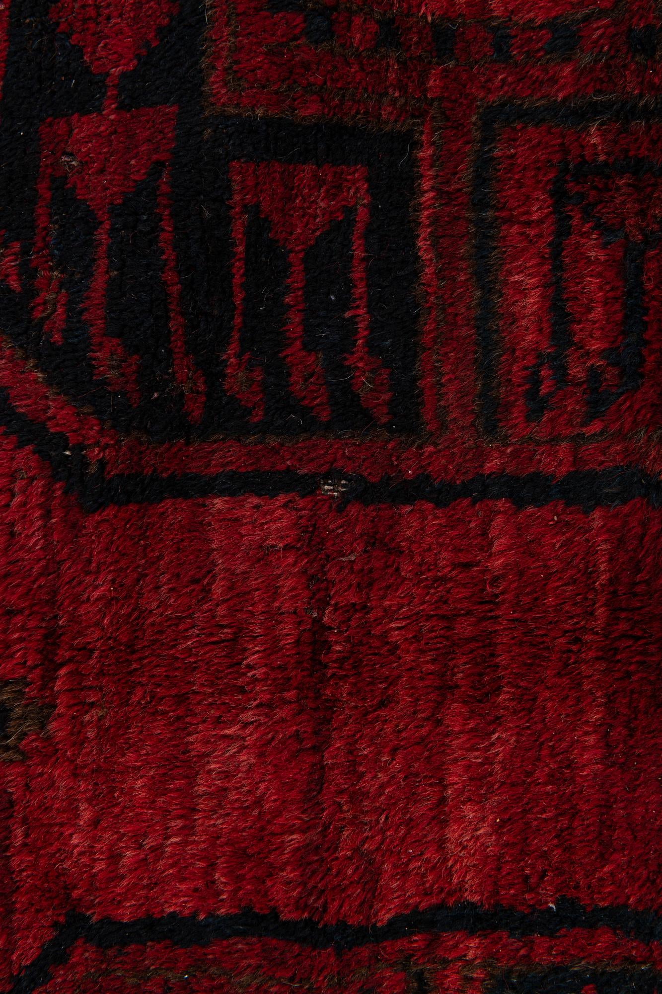 8' x 9' 4 Hand Knotted Balouch Persian Wool Rug