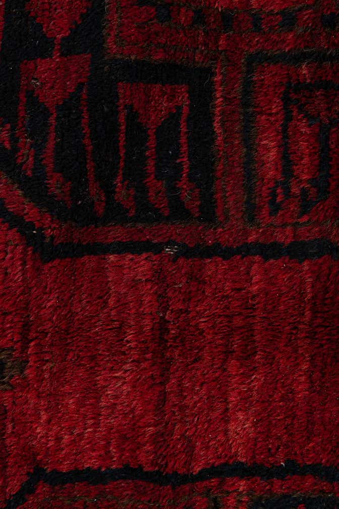 8' x 9' 4 Hand Knotted Balouch Persian Wool Rug