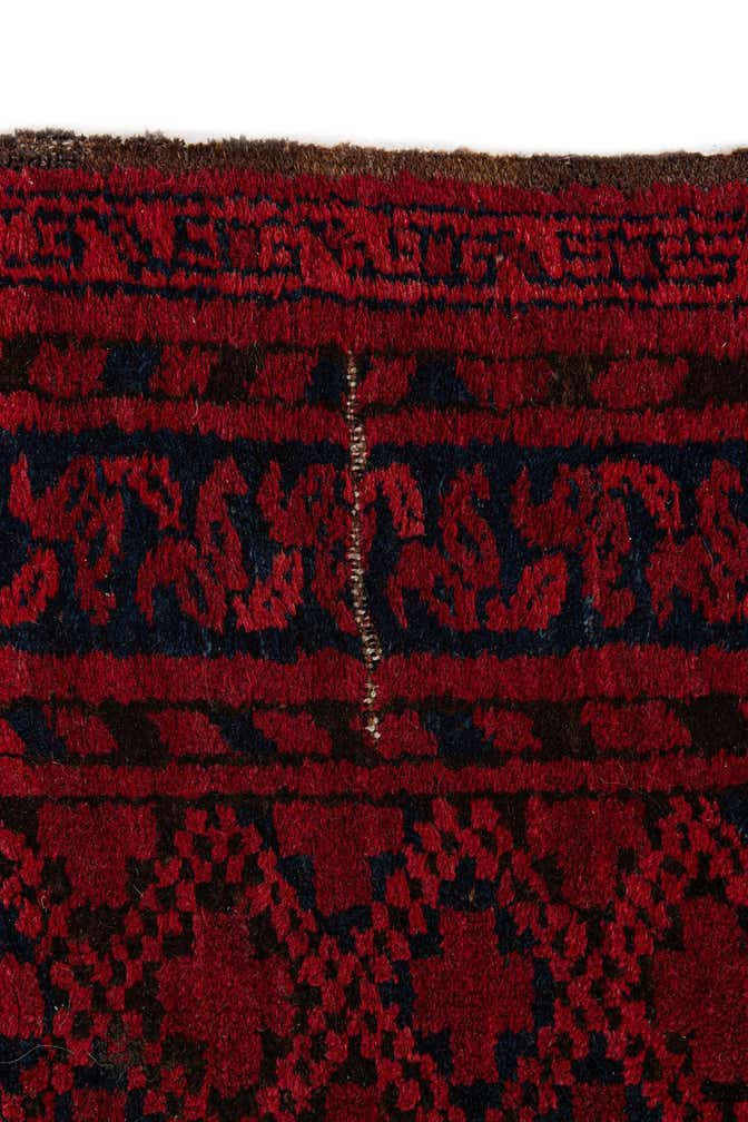 9' 1 x 11' 2 Hand Knotted Balouch Persian Wool Rug