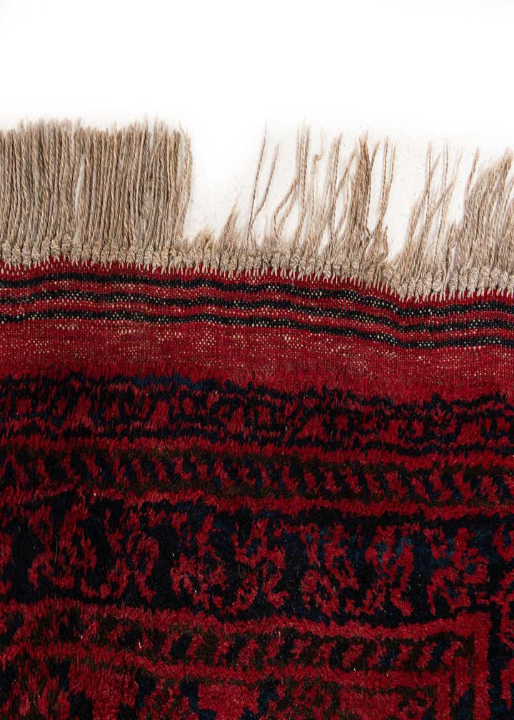 9' 1 x 11' 2 Hand Knotted Balouch Persian Wool Rug
