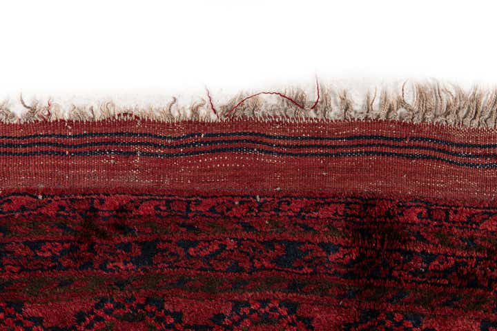 9' 1 x 11' 2 Hand Knotted Balouch Persian Wool Rug