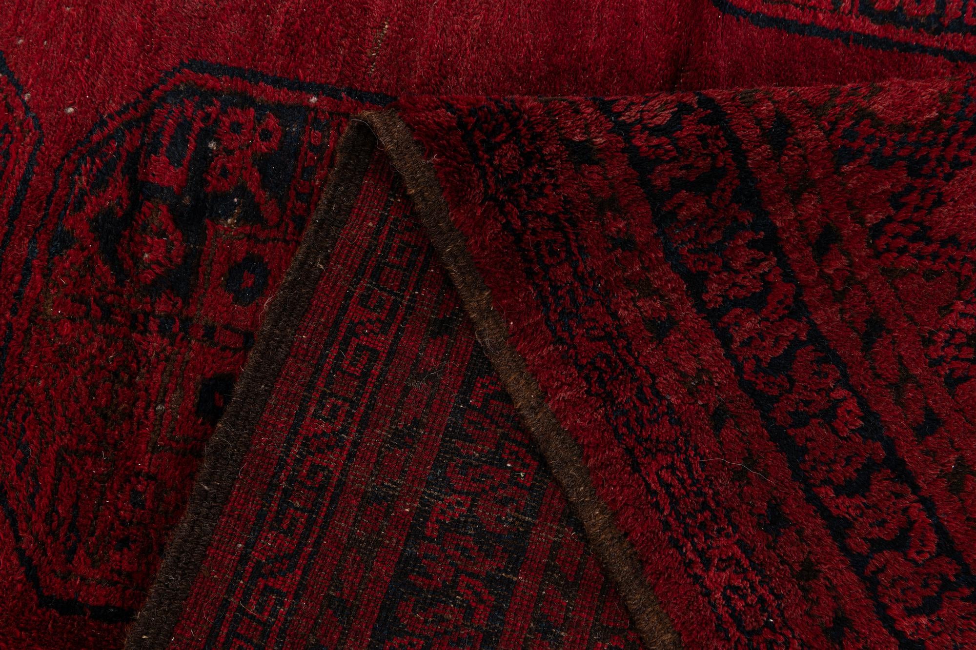 9' 1 x 11' 2 Hand Knotted Balouch Persian Wool Rug