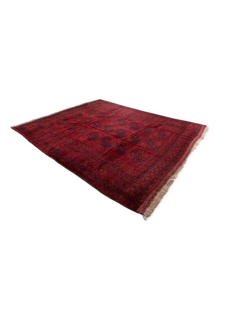 9' 1 x 11' 2 Hand Knotted Balouch Persian Wool Rug