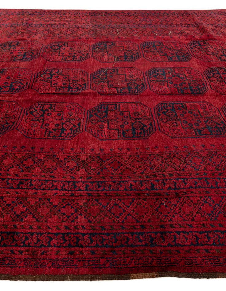 Detail image of 9' 1 x 11' 2 Hand Knotted Balouch Persian Wool Rug