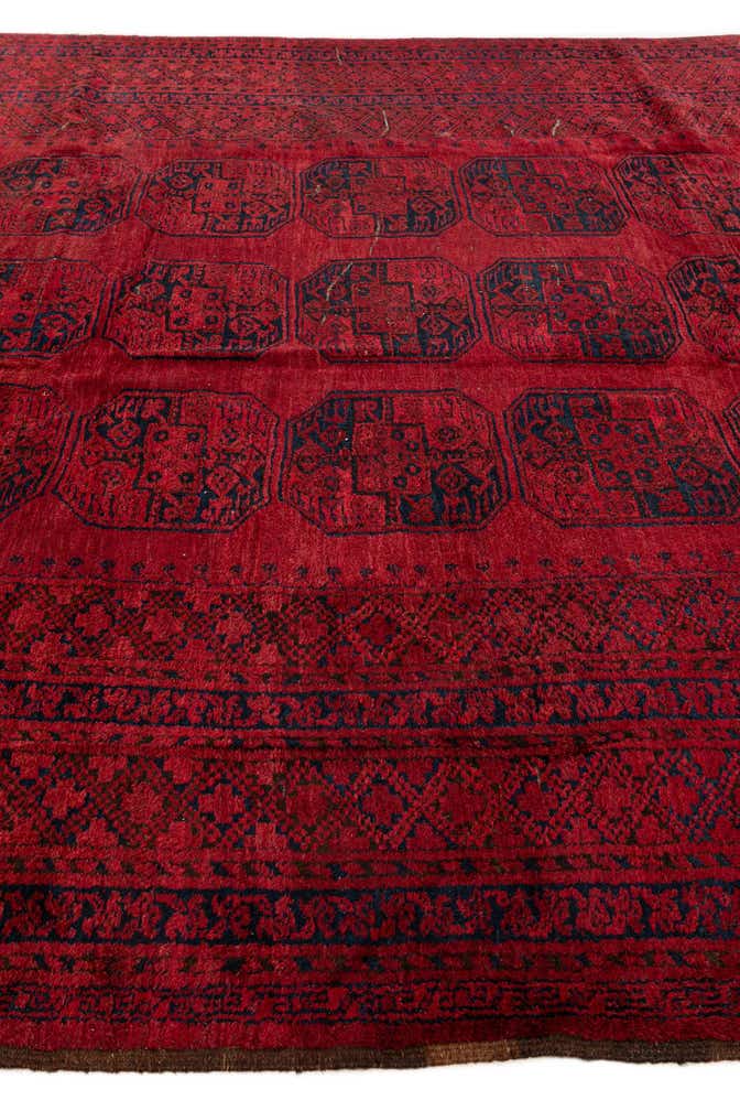 9' 1 x 11' 2 Hand Knotted Balouch Persian Wool Rug