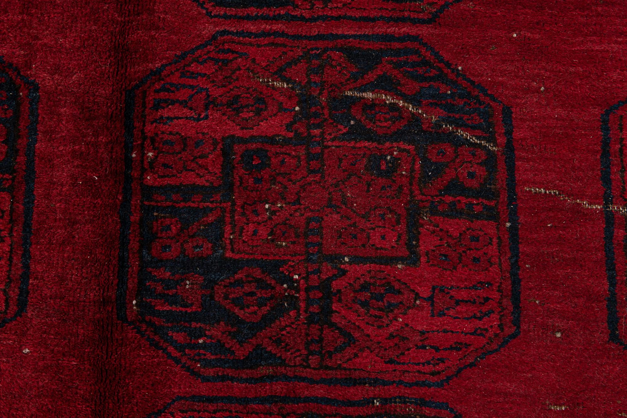 9' 1 x 11' 2 Hand Knotted Balouch Persian Wool Rug