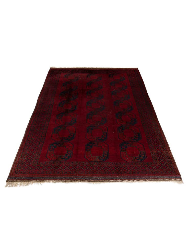 Detail image of 7' 11 x 11' 2 Hand Knotted Balouch Persian Wool Rug