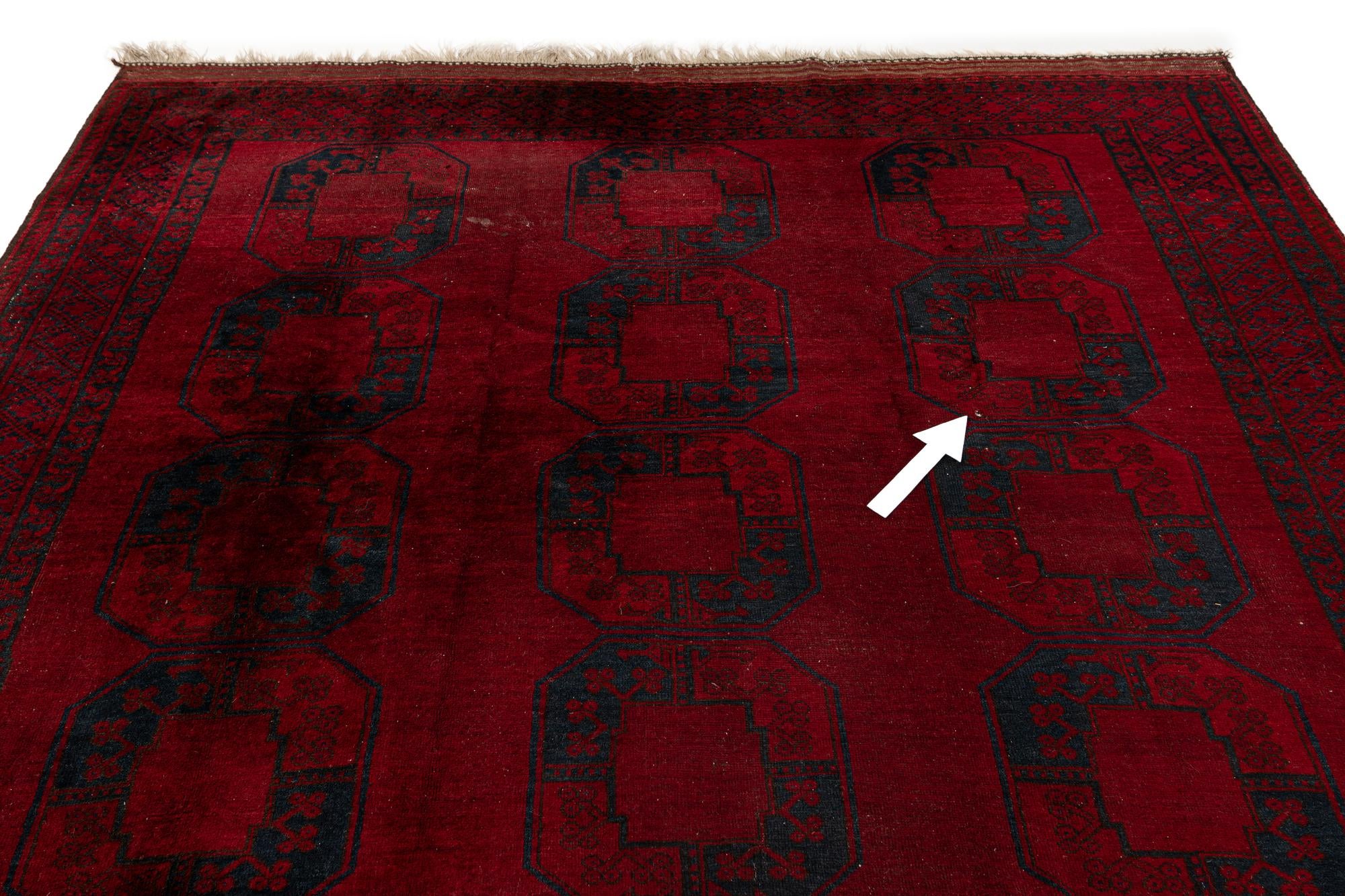 7' 11 x 11' 2 Hand Knotted Balouch Persian Wool Rug
