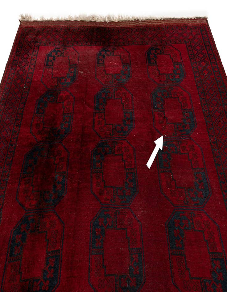 Detail image of 7' 11 x 11' 2  Hand Knotted Balouch Persian Wool Rug