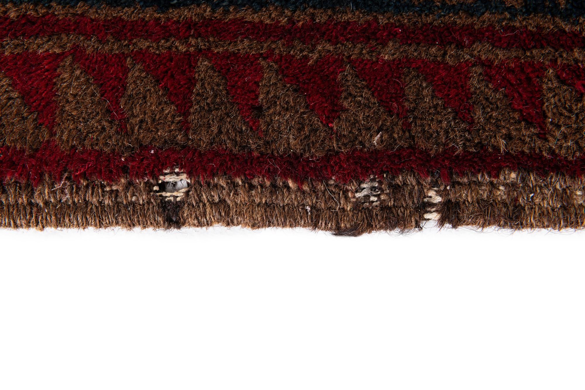 7' 11 x 11' 2 Hand Knotted Balouch Persian Wool Rug
