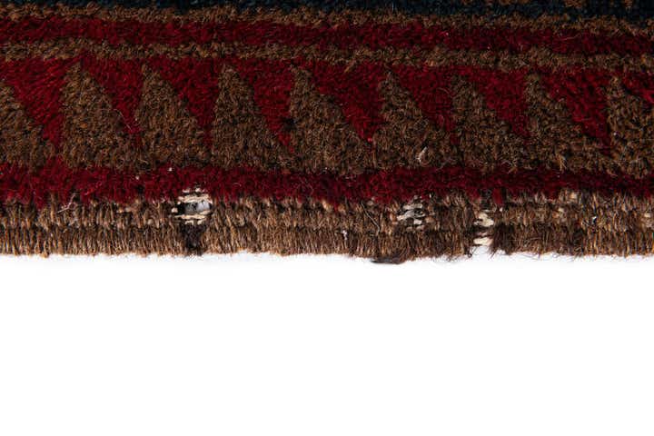 7' 11 x 11' 2 Hand Knotted Balouch Persian Wool Rug