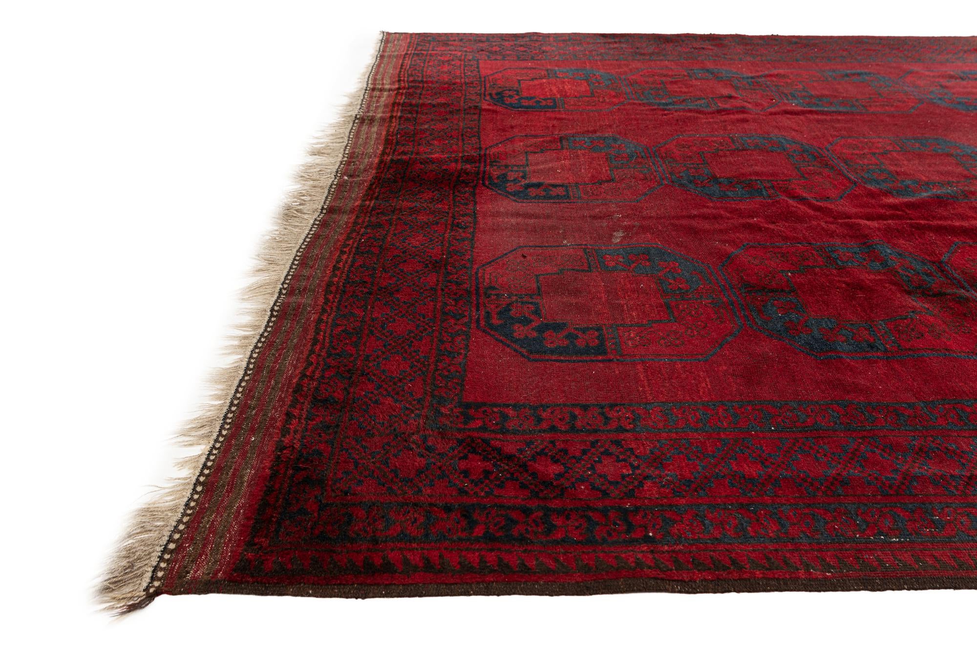7' 11 x 11' 2 Hand Knotted Balouch Persian Wool Rug