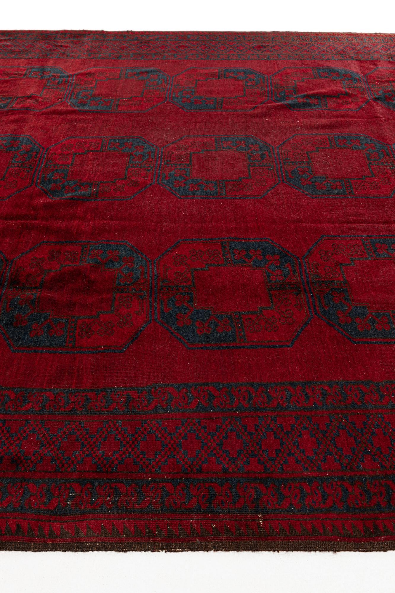 7' 11 x 11' 2 Hand Knotted Balouch Persian Wool Rug