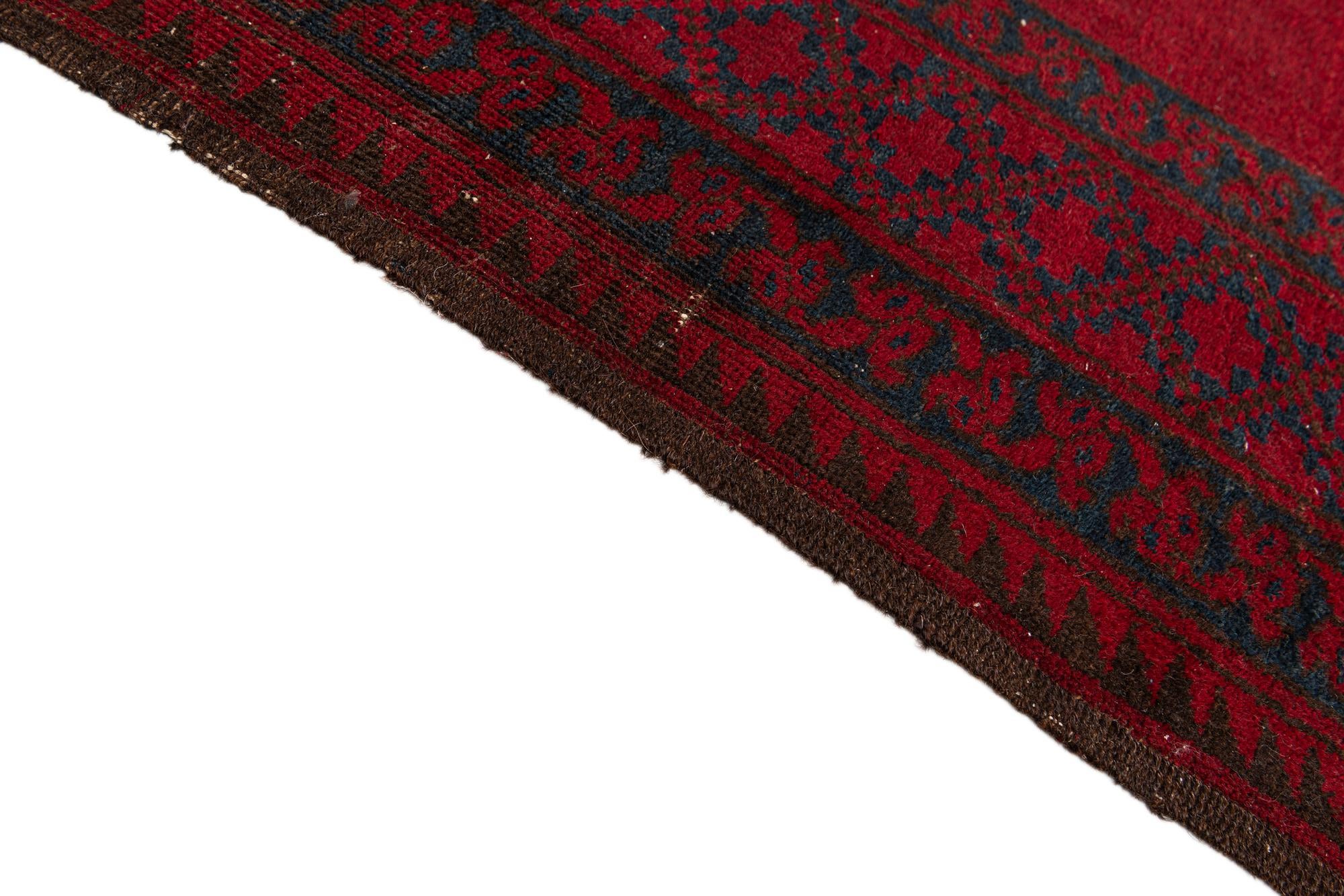 7' 11 x 11' 2 Hand Knotted Balouch Persian Wool Rug