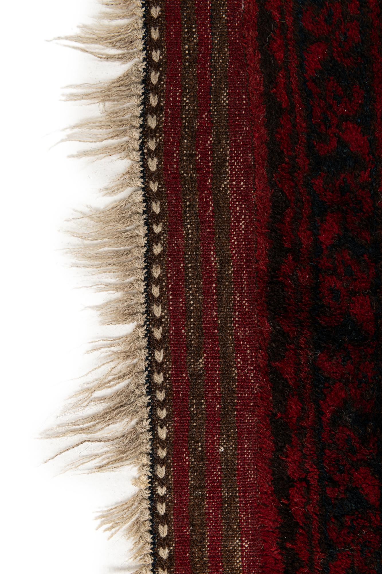7' 11 x 11' 2 Hand Knotted Balouch Persian Wool Rug