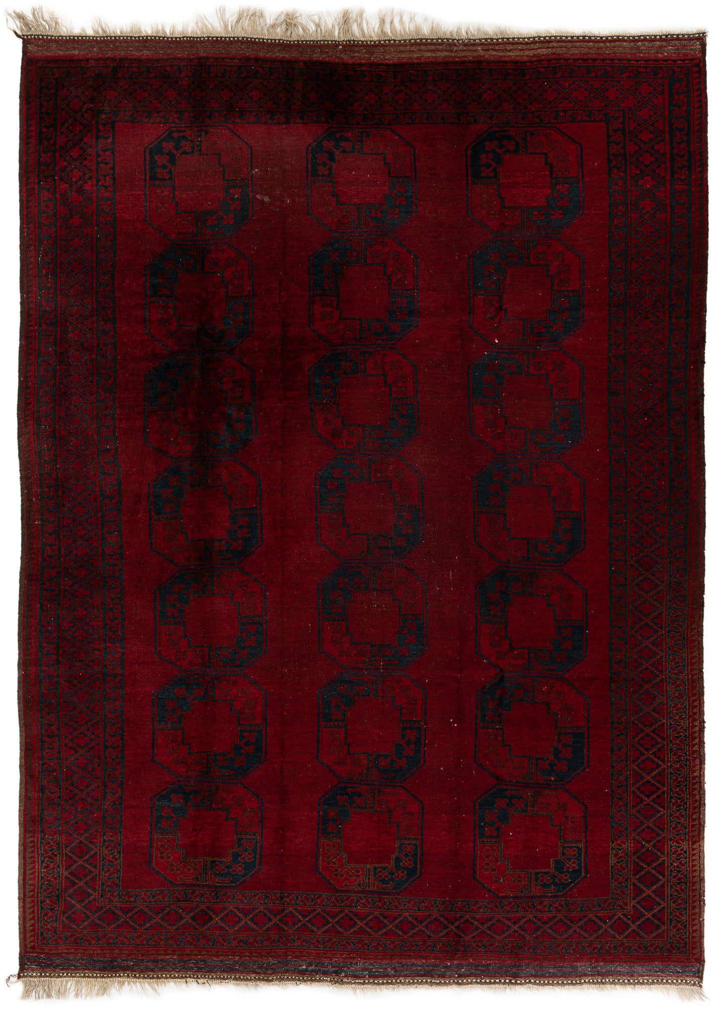 7' 11 x 11' 2 Hand Knotted Balouch Persian Wool Rug