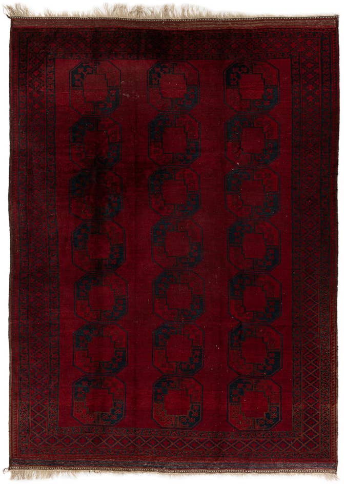 Detail image of 7' 11 x 11' 2 Hand Knotted Balouch Persian Wool Rug