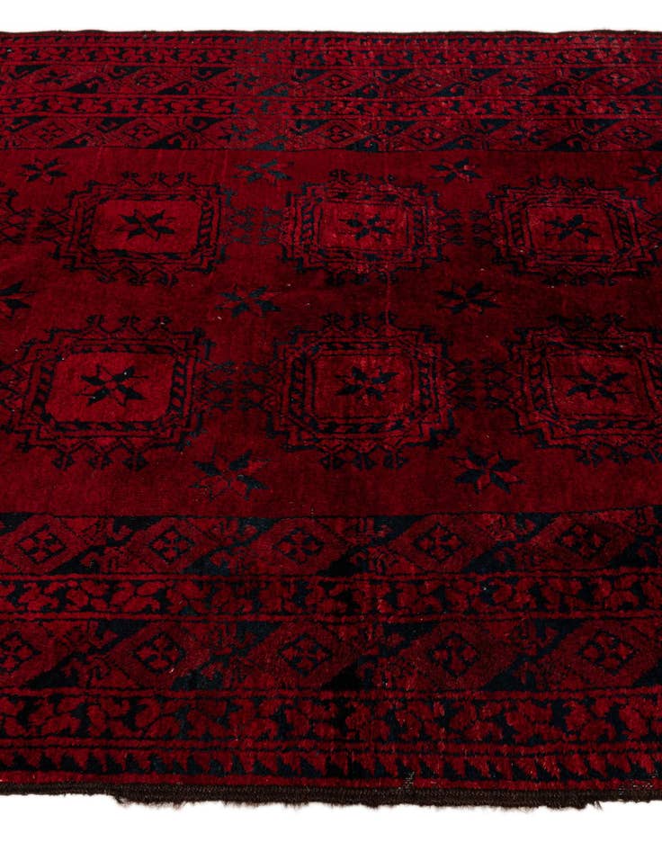 Detail image of 5' x 7' 7 Hand Knotted Balouch Persian Wool Rug