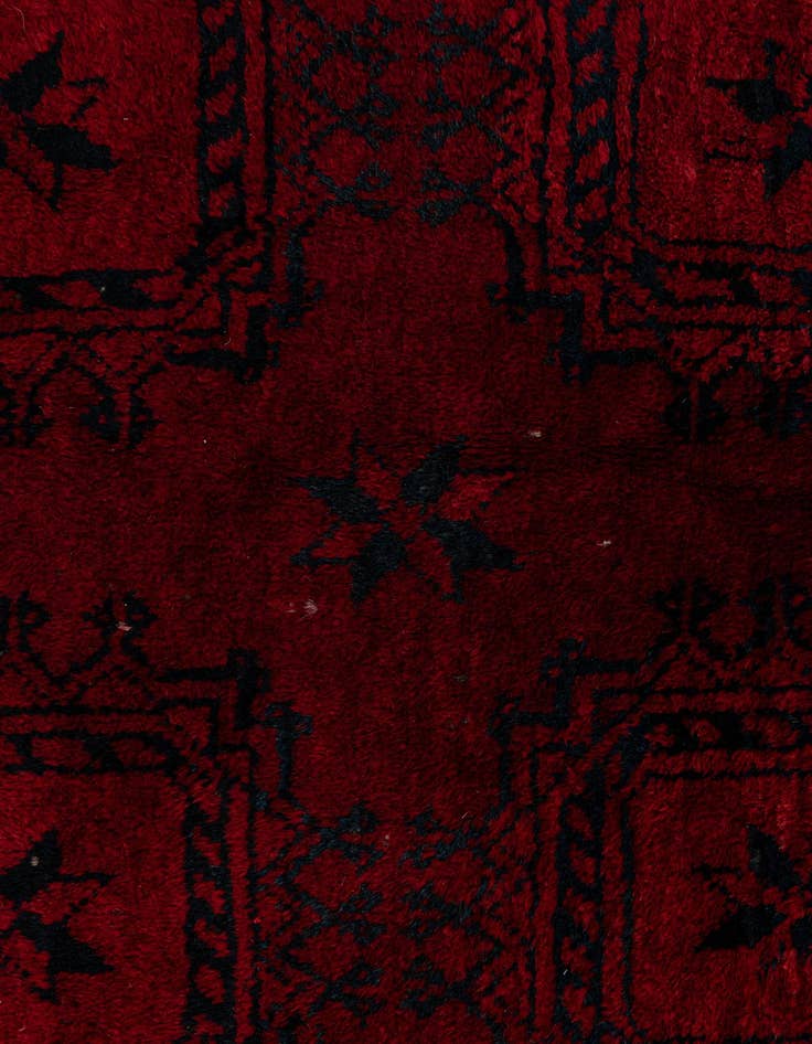 Detail image of 5' x 7' 7 Hand Knotted Balouch Persian Wool Rug