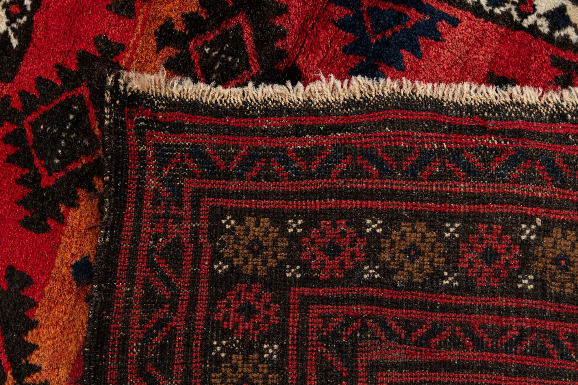 3' x 4' 5 Hand Knotted Balouch Persian Wool Rug