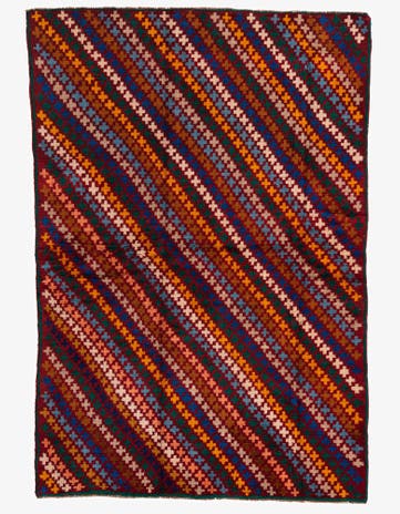 4' 5 x 6' 7 Hand Knotted Balouch Wool Rug