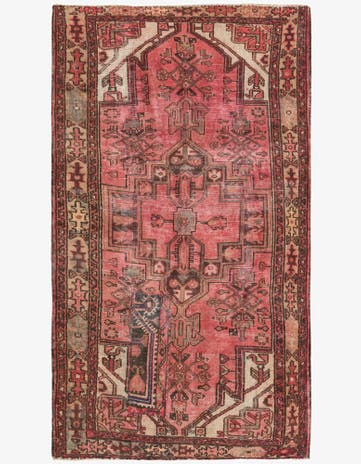 3' 3 x 5' 8 Hand Knotted Balouch Persian Wool Rug