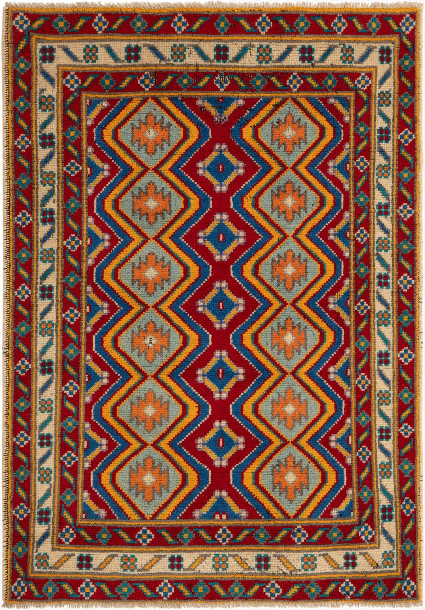 3' 4 x 5'  Hand Knotted Balouch Rug