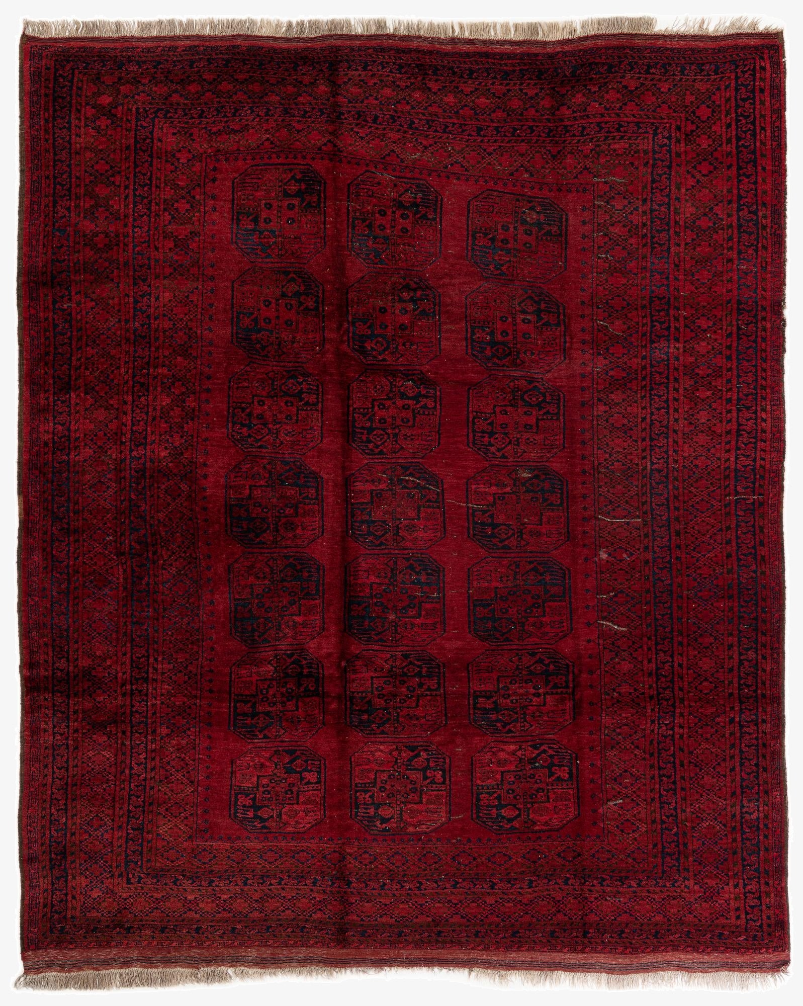 9' 1 x 11' 2  Hand Knotted Balouch Persian Wool Rug