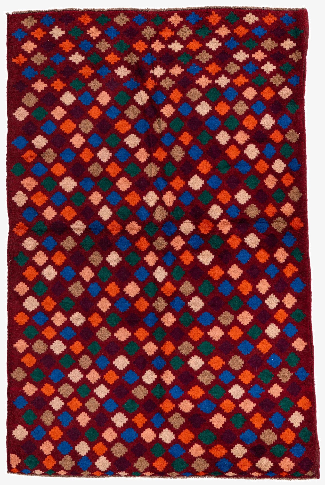 3' 10 x 6'  Hand Knotted Balouch Wool Rug