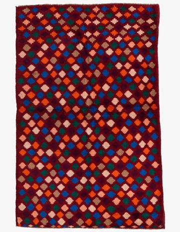 3' 10 x 6' Hand Knotted Balouch Wool Rug