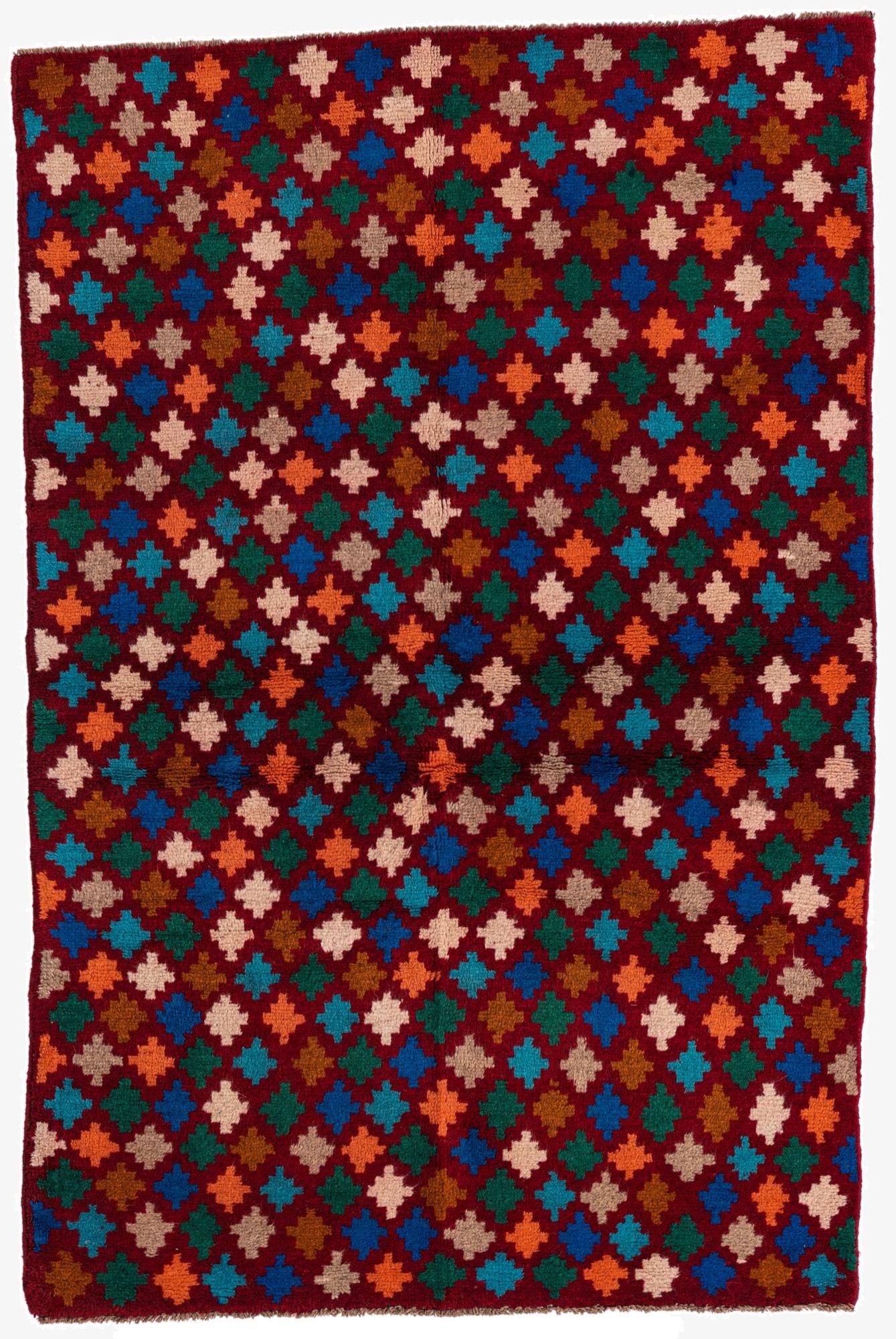 3' 10 x 5' 10  Hand Knotted Balouch Wool Rug