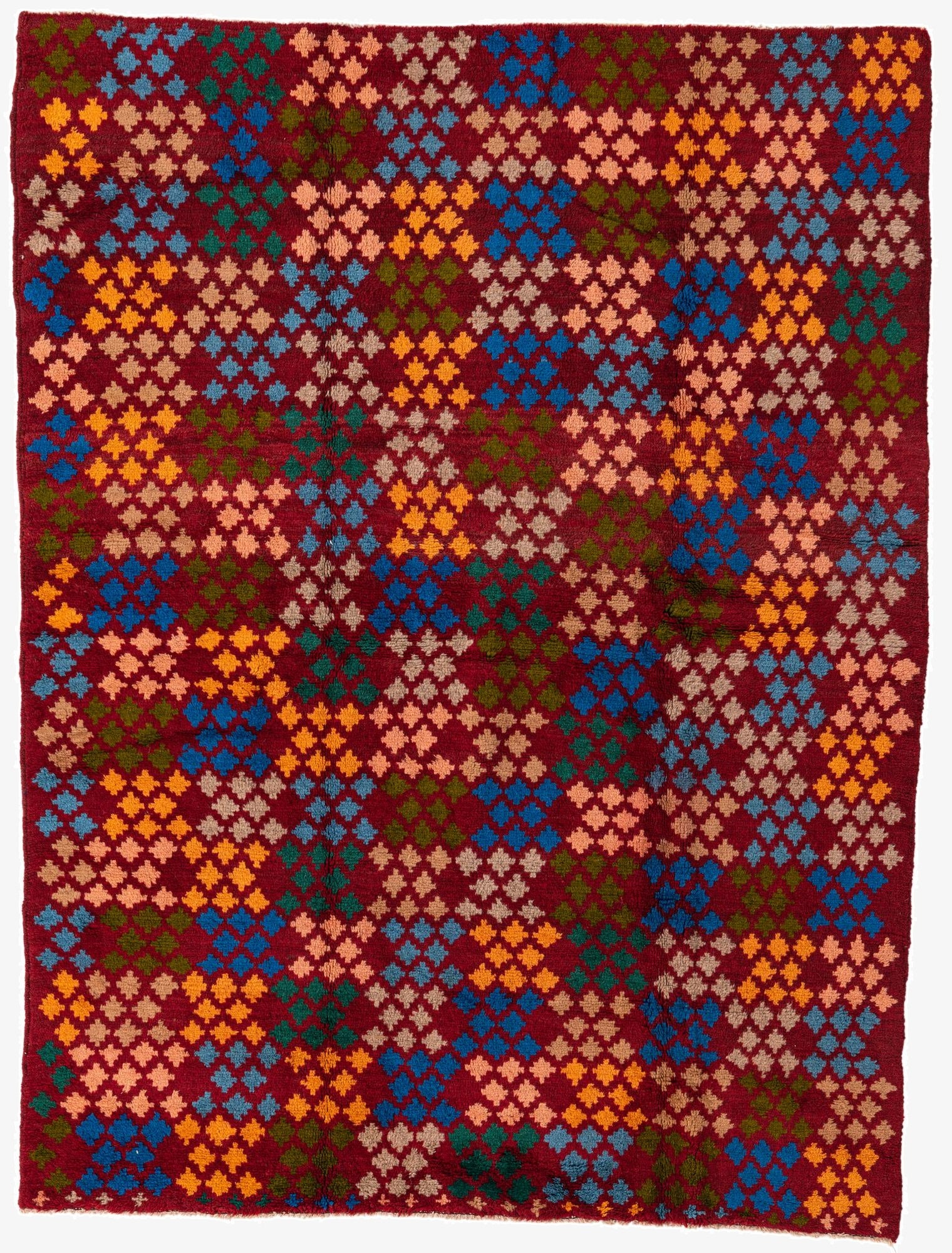 5' x 6' 6  Hand Knotted Balouch Wool Rug