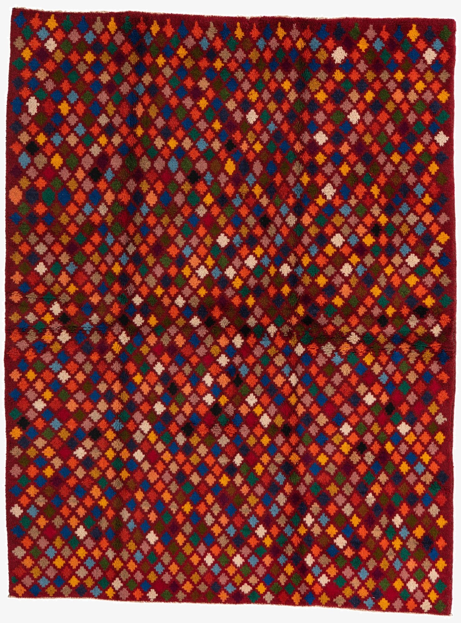 5' 2 x 6' 8  Hand Knotted Balouch Wool Rug