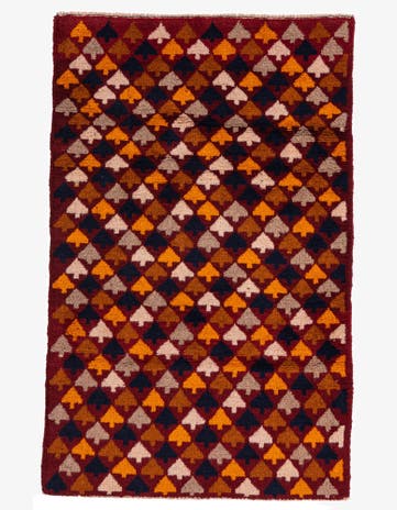2' 9 x 4' 5 Hand Knotted Balouch Wool Rug