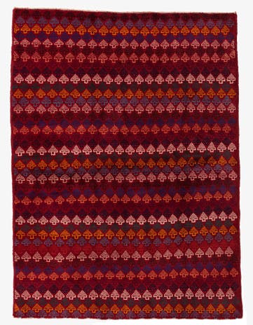 5' x 6' 8 Hand Knotted Balouch Wool Rug