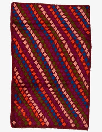 3' 1 x 4' 10 Hand Knotted Balouch Wool Rug