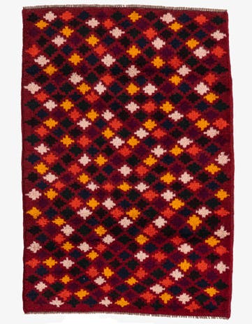 3' 1 x 4' 4 Hand Knotted Balouch Wool Rug