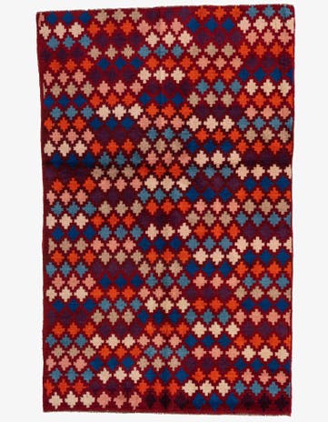 3' 7 x 5' 10 Hand Knotted Balouch Wool Rug