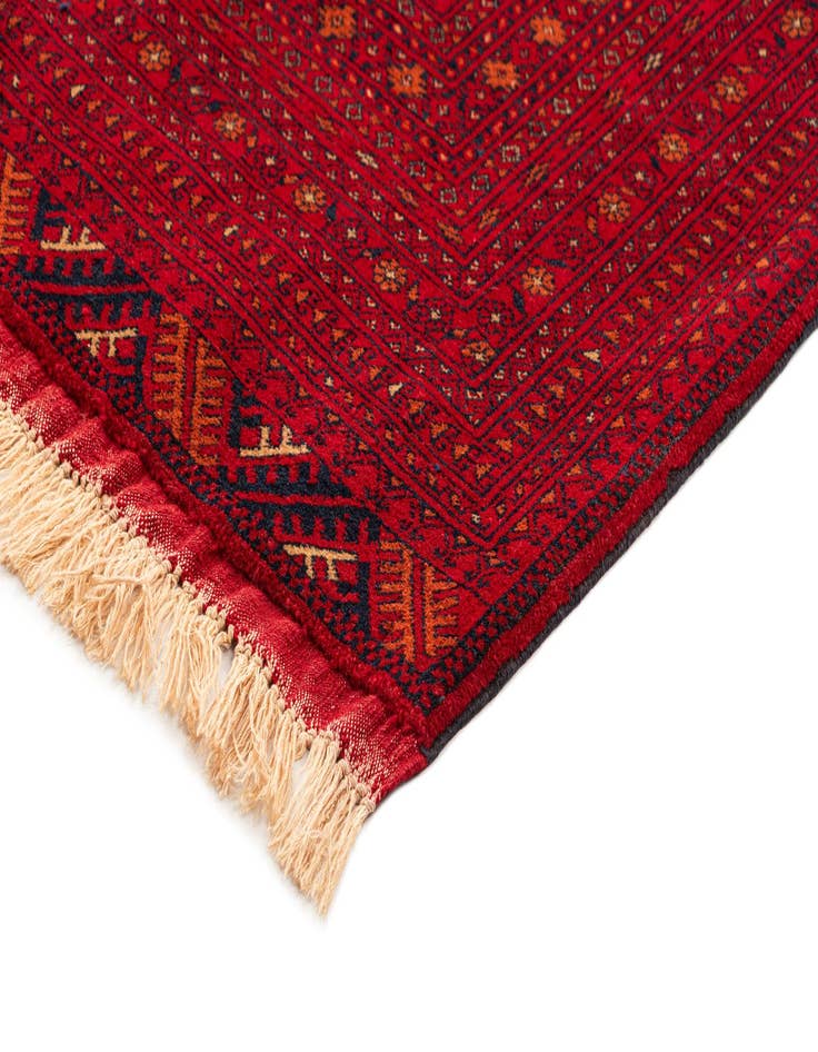 Detail image of 6' 8 x 9' 11 Barmacid on Silk Rug