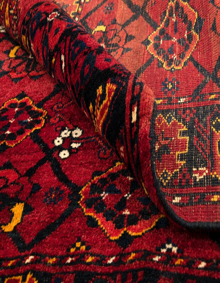 Detail image of 3' 11 x 6' 8  Hand Knotted Beschir-Jowal Rug