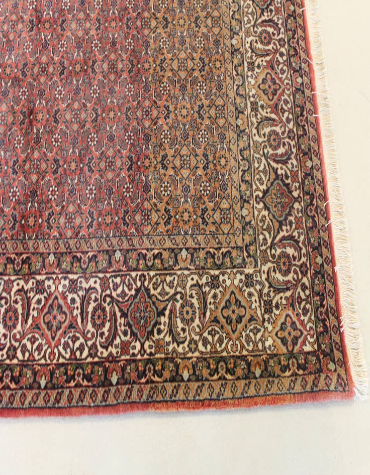 Detail image of 6' 7 x 9' 10  Hand Knotted Bidjar Persian Wool Rug